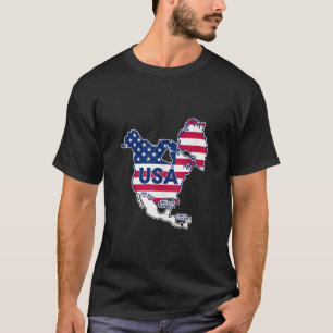 Flag Golf von Amerika Funny Gulf of Mexico USA Fla T-Shirt