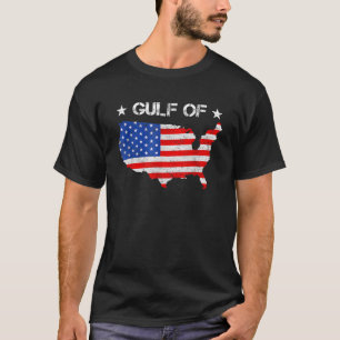 Flag Golf von Amerika Funny Gulf of Mexico USA Fla T-Shirt
