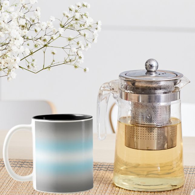 Flag Gradient Demiboy Pride - Demiboy-Flagge Zweifarbige Tasse (Von Creator hochgeladen)