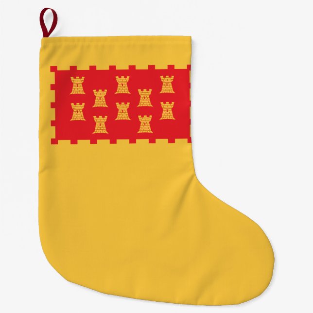 Flag Greater Manchester (UK Landkreis) Großer Weihnachtsstrumpf (Vorderseite)