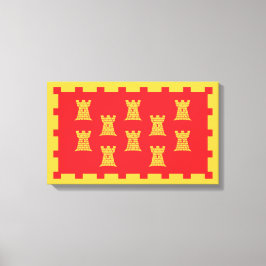 Flag Greater Manchester (UK Landkreis) Leinwanddruck