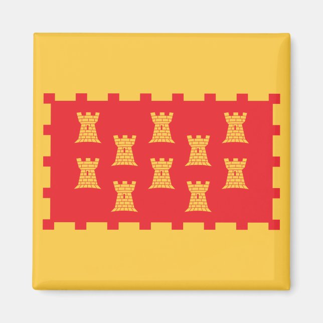 Flag Greater Manchester (UK Landkreis) Magnet (Vorne)