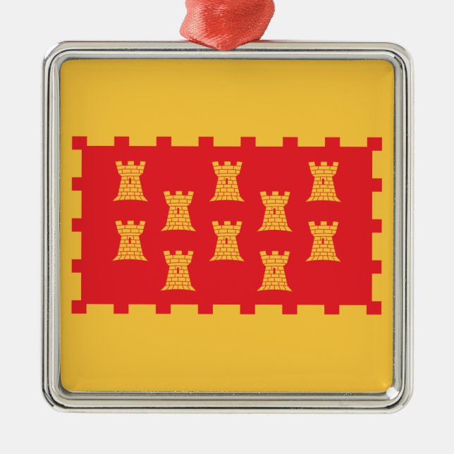 Flag Greater Manchester (UK Landkreis) Ornament Aus Metall (Vorne)