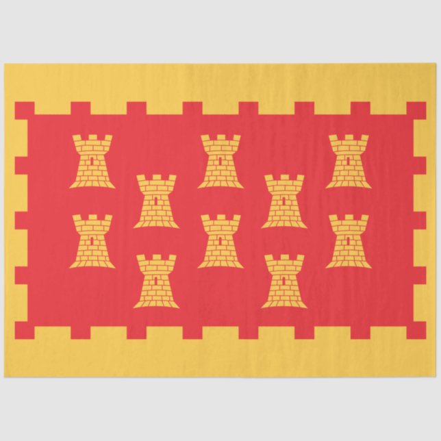 Flag Greater Manchester (UK Landkreis) Seidenpapier (Vorderseite)