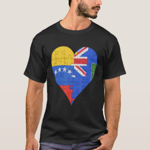 Flag Herbst der venezolanischen Jungfrau Islanders T-Shirt