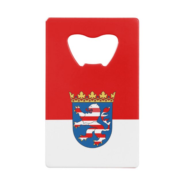 Flag Hesse Credit Card Flaschenöffner (Vorderseite)