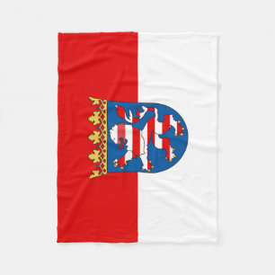 Flag Hesse Fleece Blanket