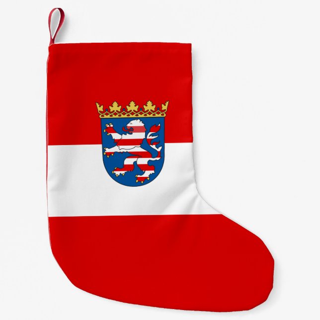 Flag Hesse Kleiner Weihnachtsfest-Strumpf Kleiner Weihnachtsstrumpf (Vorderseite)