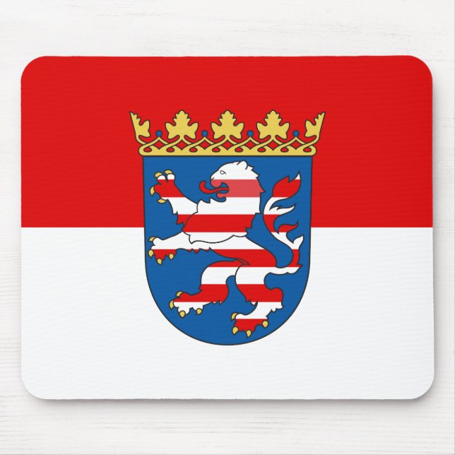 Flag Hesse Mouse Pad Mousepad (Vorne)
