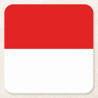 Flag Hesse Square Paper Untersetzer