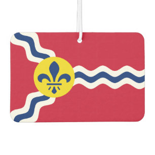 Flag HesseFlag von St. Louis, Missouri-Notebook Autolufterfrischer