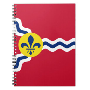 Flag HesseFlag von St. Louis, Missouri-Notebook Notizblock