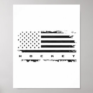 Flag Hockey Apparel - Hockey T-12 Poster