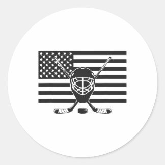 Flag Hockey Apparel - Hockey T-19 Runder Aufkleber