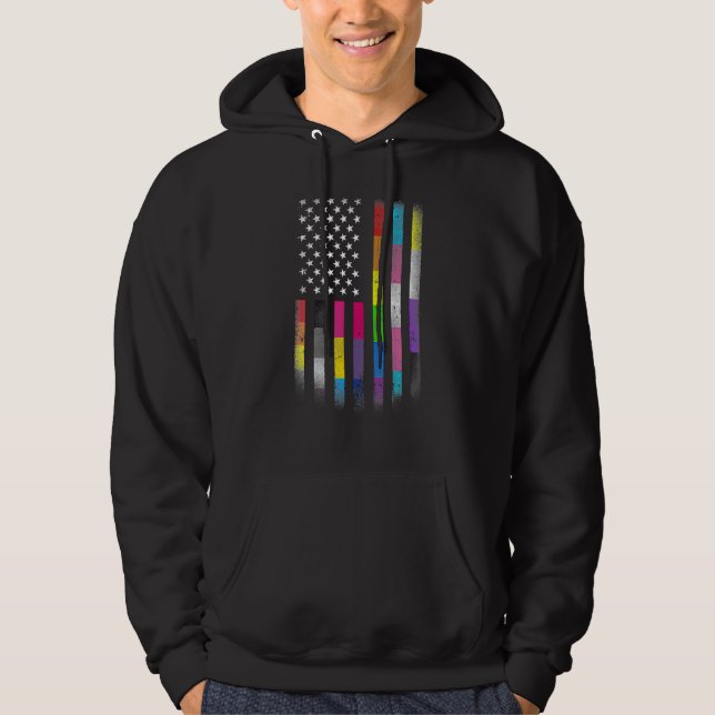 Flag Homosexuelle Lgbt Lgbtq Flag 2022 Hoodie (Vorderseite)
