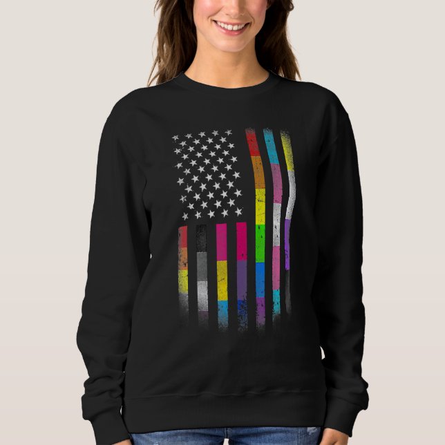 Flag Homosexuelle Lgbt Lgbtq Flag 2022 Sweatshirt (Vorderseite)