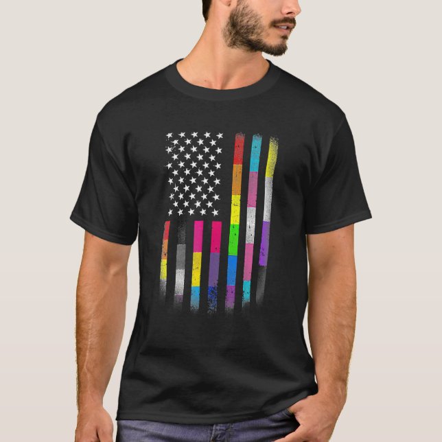 Flag Homosexuelle Lgbt Lgbtq Flag 2022 T-Shirt (Vorderseite)