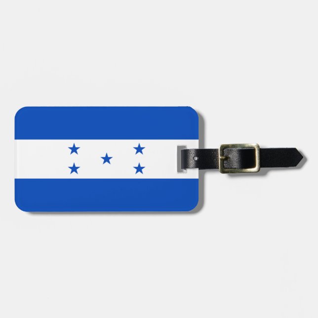 Flag Honduras Easy ID Personal Gepäckanhänger (Vorderseite horizontal)