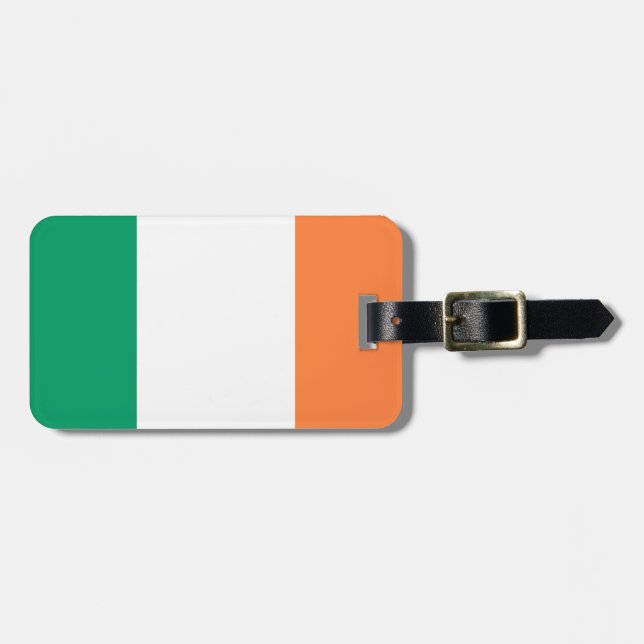 Flag Ireland Easy ID Personal Gepäckanhänger (Vorderseite horizontal)