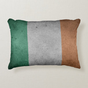 Flag Ireland Grunge Style Zierkissen