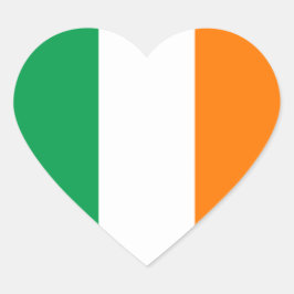 Flag Ireland Heart Sticker