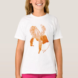Flag Iris kunstvolle Herbstfarben T - Shirt