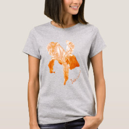 Flag Iris kunstvolle Herbstfarben T - Shirt