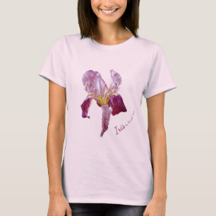 Flag Iris T - Shirt Rote Girls