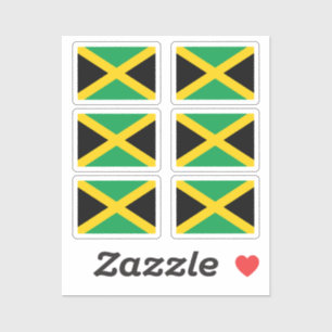Flag Jamaica Collection Pack mit 6 Aufkleber