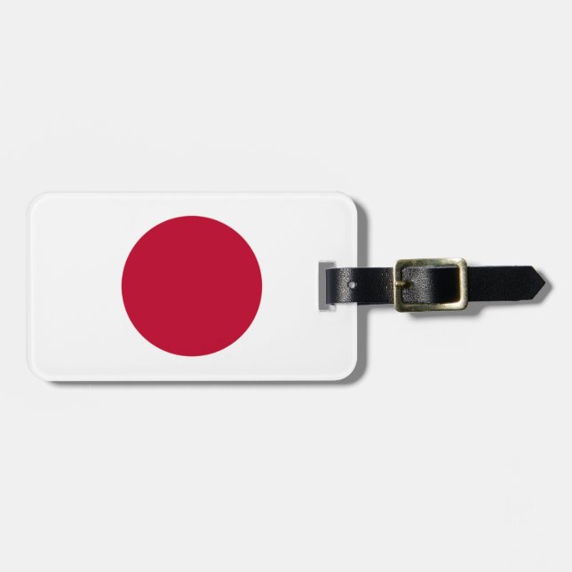 Flag Japan Easy ID Personal Gepäckanhänger (Vorderseite horizontal)
