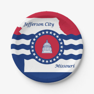 Flag Jefferson City, Missouri Paper Teller