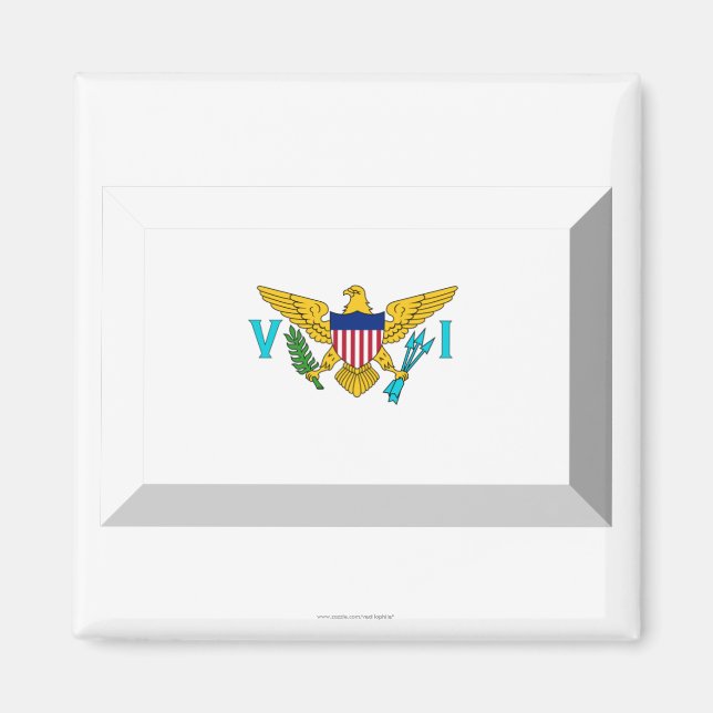 Flag Jewel Jungfrau Magnet (Vorne)