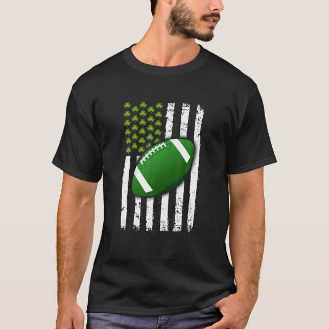 Flag Kleeblatt Sports St. Patrick's Day Gr T-Shirt (Vorderseite)