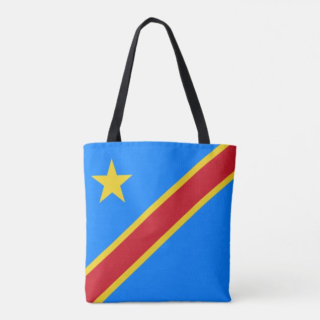 Flag Kongo Kinshasa (Rückseite)