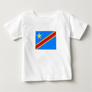 Flag Kongo Kinshasa Baby T-shirt