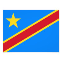 Flag Kongo Kinshasa