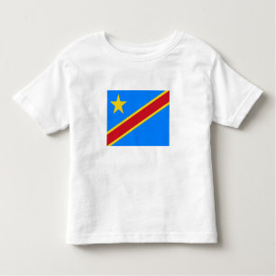 Flag Kongo Kinshasa Kleinkind T-shirt
