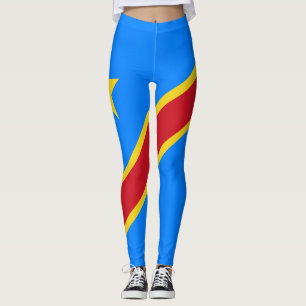 Flag Kongo Kinshasa Leggings