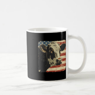 Flag Kuh USA 4. Juli Männer Frauen Kaffeetasse