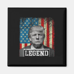 Flag Legend Trump Tasse Shot 2024 Präsident Wonen Magnet