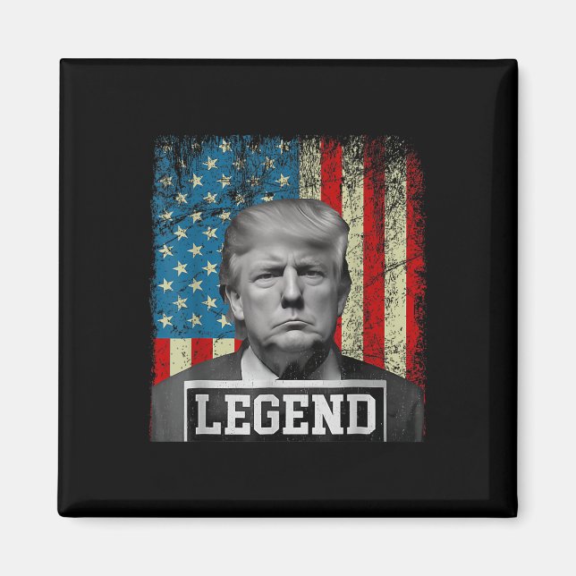 Flag Legend Trump Tasse Shot 2024 Präsident Wonen  Magnet (Vorne)