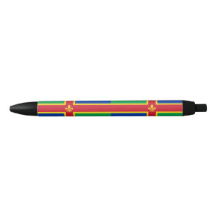 Flag Lincolnshire Black Ink Pen Kugelschreiber