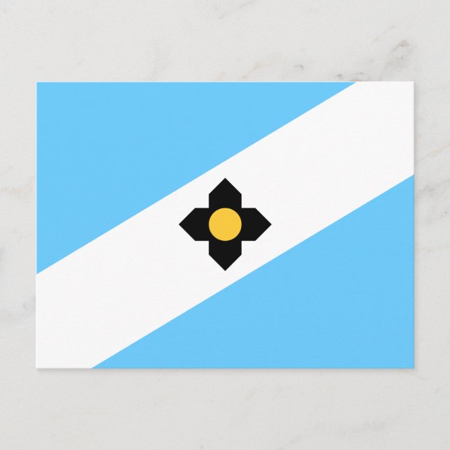 Flag Madison, Wisconsin Postcard Postkarte (Vorderseite)