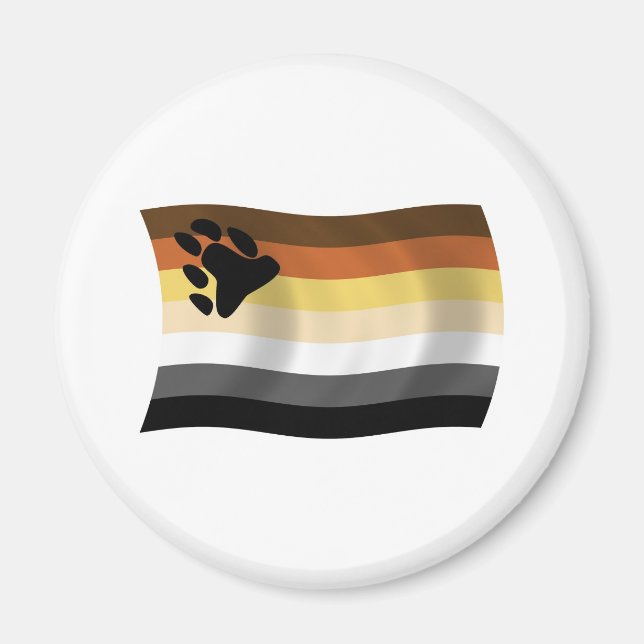 Flag-Magnet der Bärenbruderschaft Magnet (Vorne)