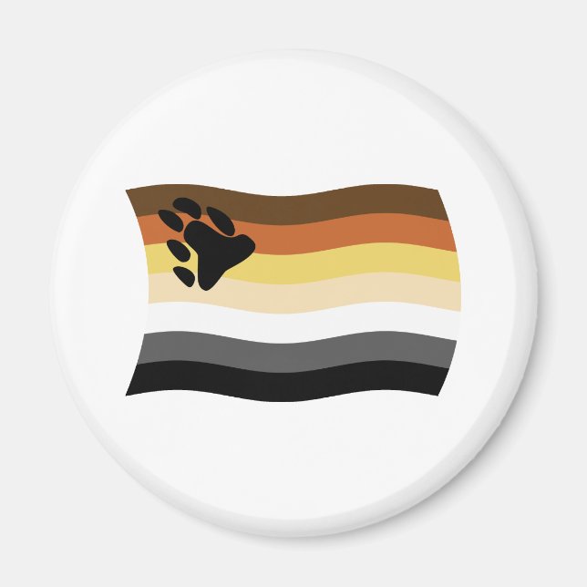 Flag-Magnet der Bärenbruderschaft Magnet (Vorne)
