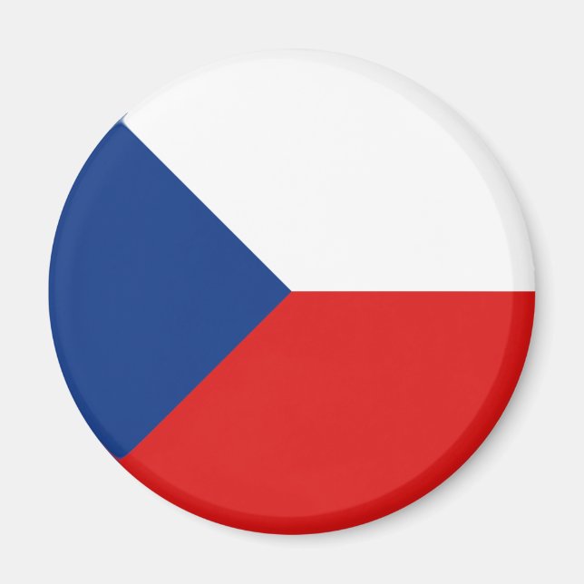 Flag Magnet der Tschechien (Vorne)