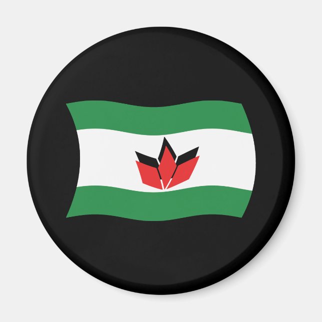 Flag Magnet der ungarischen Bevölkerung (Vorne)