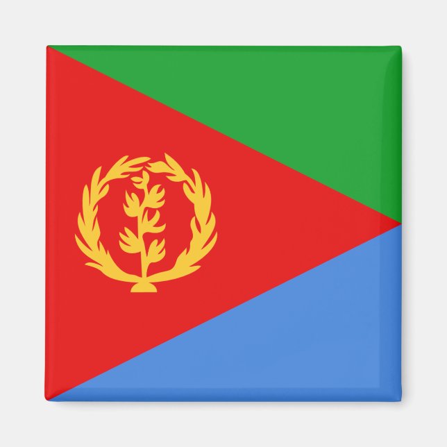 Flag Magnet Eritrea (Vorne)