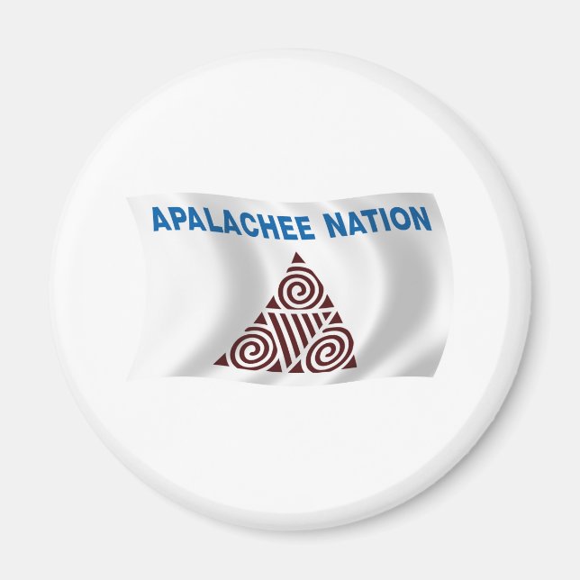 Flag Magnet für Apalachee Nation (Vorne)
