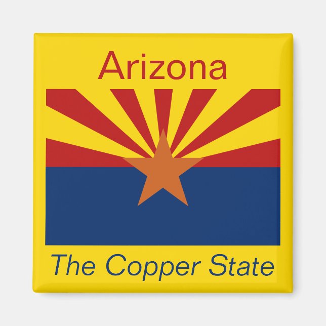 Flag Magnet für Arizona (Vorne)